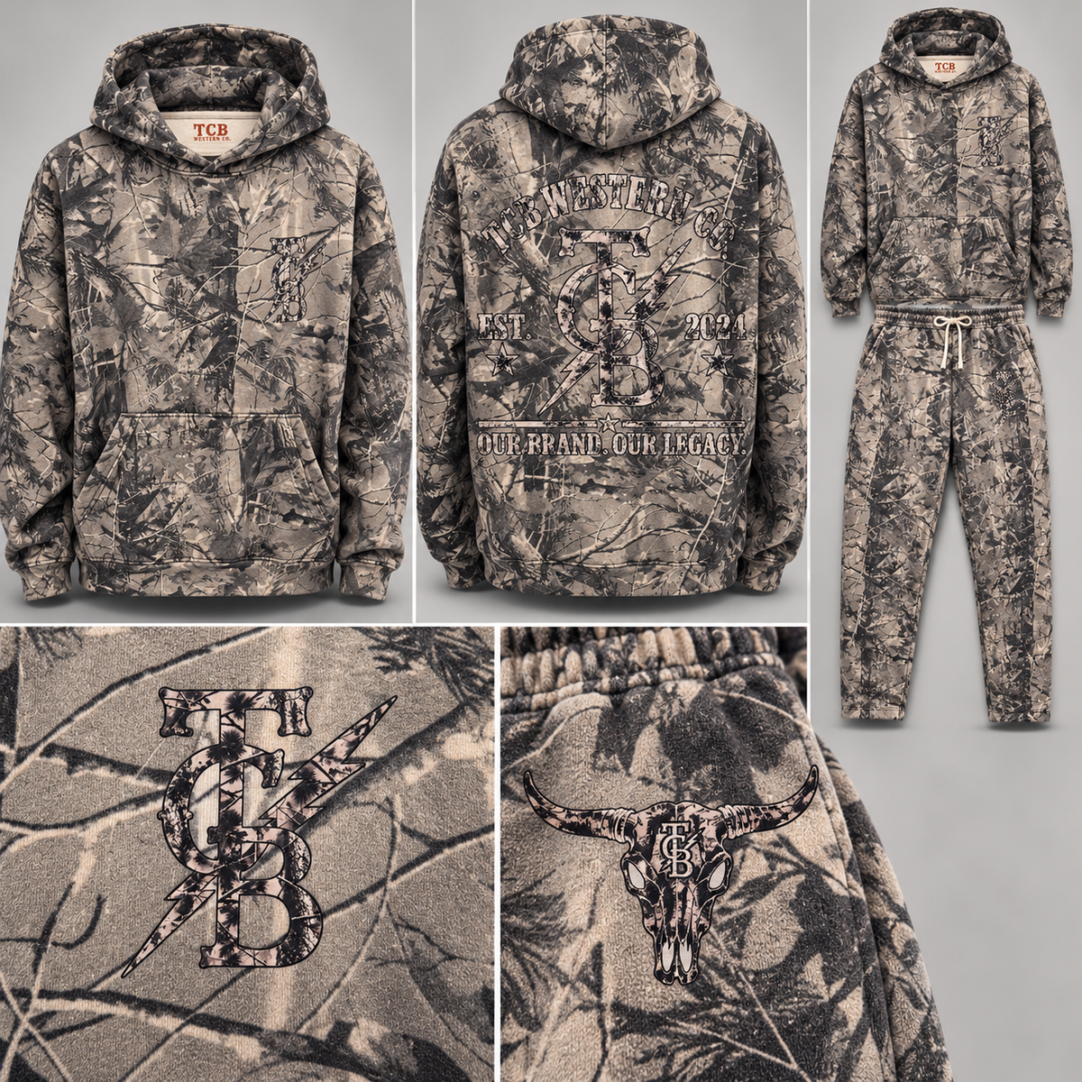 Timber District Camo Season lounge set.